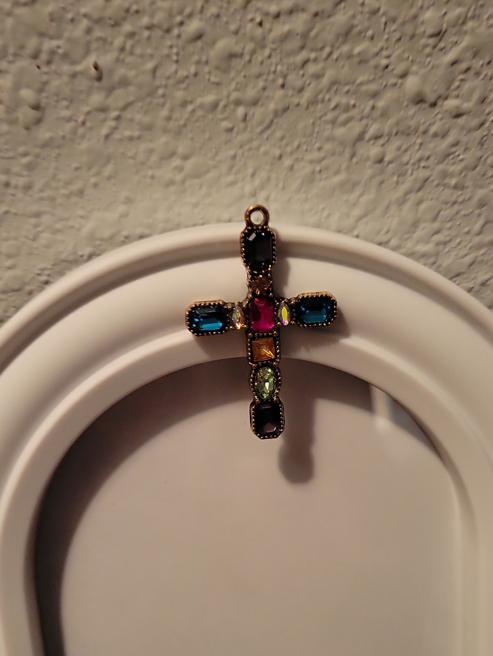 ✝️ gem cross frame ✝️ - Picture 2 of 3